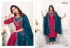 Mahika By Vishnu Vichitra Silk Embroidery Dress Material
